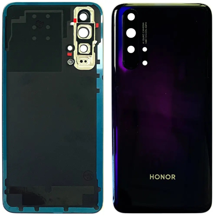 Задняя крышка Huawei Honor 20 Pro со стеклом камеры, синий - 912348