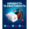 Сетевое зарядное устройство с быстрой зарядкой WALKER WH-60 (PD 30W, QC3.0 18W, 30W Max) black - 919258