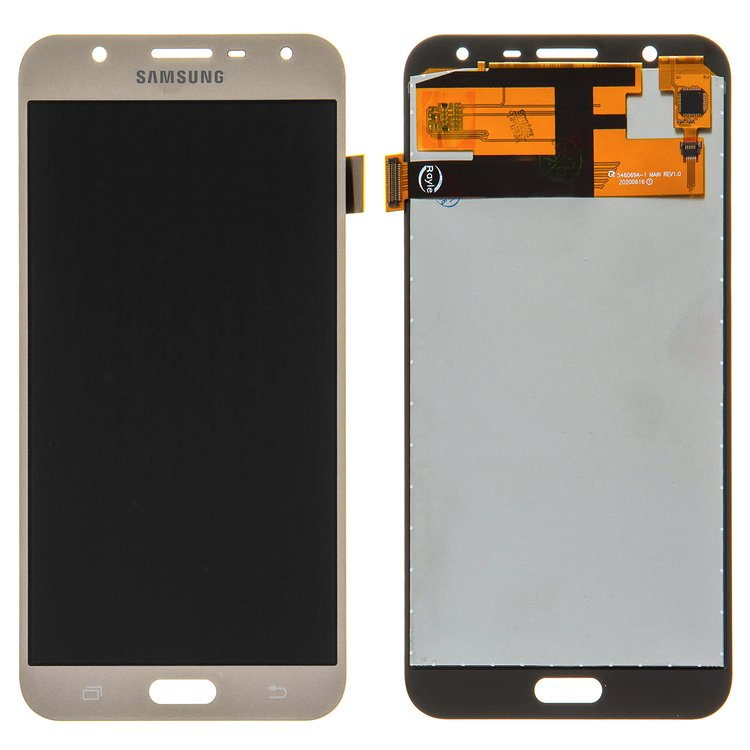 Дисплей Samsung J701F, J701H Galaxy J7 Neo з сенсором Золотистий (TFT) - 563385