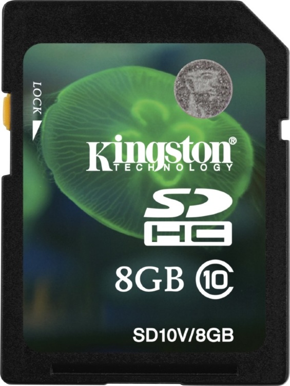 Kingston 8 GB SDHC Class 10 SD10V8GB - 513831