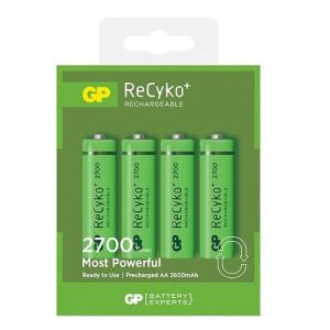 Аккумулятор GP AA R06 Ni-MH 2700 mAh 4шт Цена упаковки. - 526233