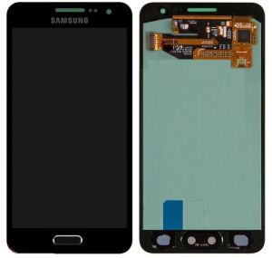 Дисплей Samsung A300F Galaxy A3, A300FU, A300H з сенсором чорний (TFT) - 546672