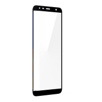 Скло дисплея для ремонту Samsung J610, Galaxy J6 Plus (2018) чорний