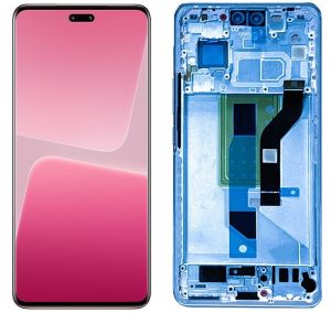 Дисплей Xiaomi 13 Lite с сенсором и рамкой, синий, оригинал - 912448 Дисплей Xiaomi 13 Lite с сенсором и рамкой, синий, оригинал - 912448