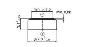 Батарейка часовая Renata 329, V329, D329, SR731SW - 538944