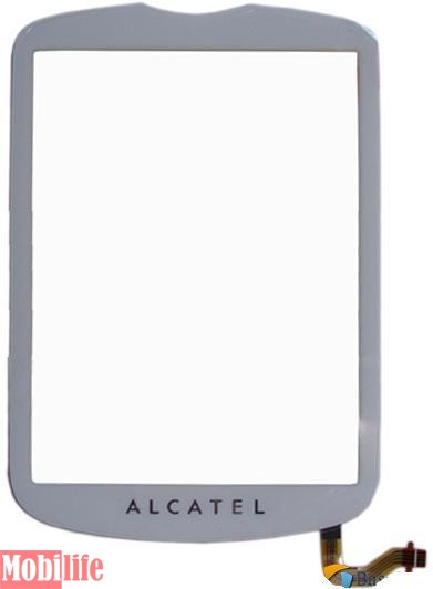 Сенсорное стекло (тачскрин) для Alcatel OneTouch 710 белый