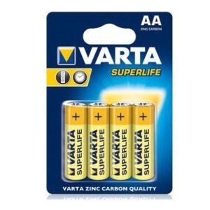 Батарейка Varta AA R06 Carbon-Zinc 4шт Superlife (02006101414) Ціна за 1 елемент - 201867