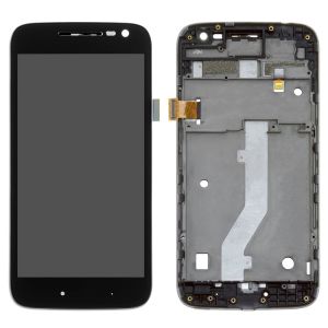 Дисплей для Motorola xt1600 Moto G4 Play, xt1601, xt1602, xt1603, xt1607, xt1609 с сенсором и рамкой Черный - 556531