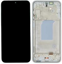 Дисплей Samsung A266 Galaxy A26 с сенсором и рамкой, White, оригинал