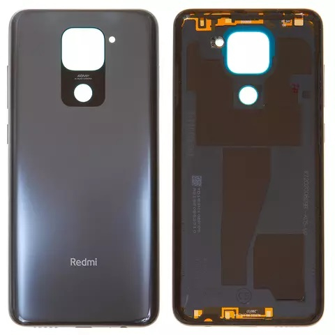 Задня кришка Xiaomi Redmi Note 9, 10x Чорний, Onyx Black - 564381