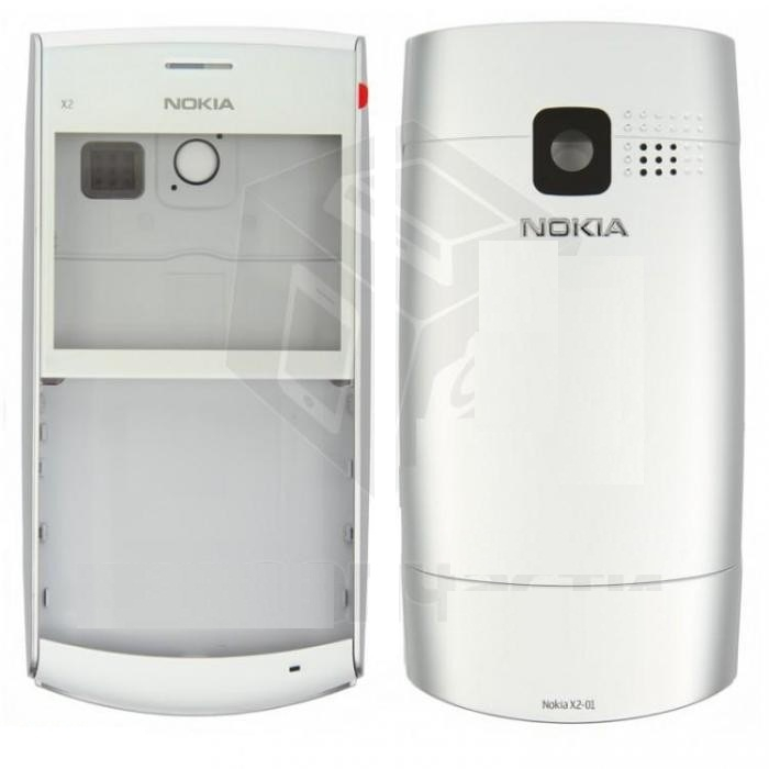 Корпус Nokia X2-01 Серебро - 525332