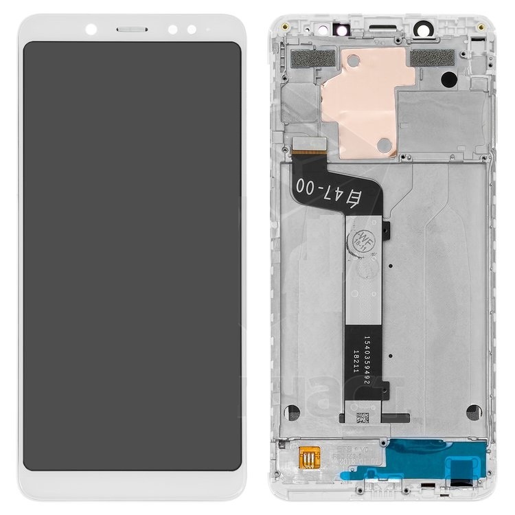 Дисплей для Xiaomi Redmi Note 5, Note 5 Pro с сенсором и рамкой Белый - 555631