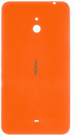 Задняя крышка Nokia 1320 Lumia оранжевая с боковыми кнопками - 539845