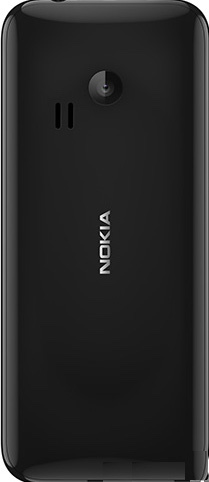 Задняя крышка Nokia 222, RM-1136 Black - 552241