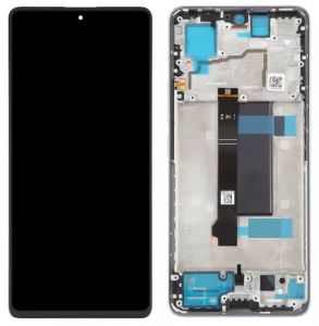 Дисплей Xiaomi Redmi Note 13 Pro 5G, Poco X6 5G с сенсором и рамкой, black (OLED) - 929081