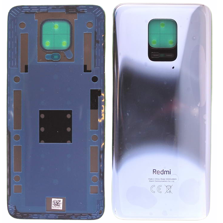 Задня кришка Xiaomi Redmi Note 9 Pro Сірий Оригінал - 563090