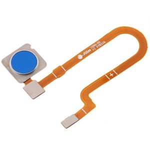 Шлейф Xiaomi Mi8 Lite, Mi8X сканера отпечатков пальца, синий - 909331