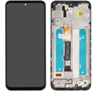 Дисплей Motorola Moto G31 (XT2173-3) с сенсором и рамкой, черный (OLED) - 911107