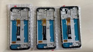 Дисплей Motorola Moto G31 (XT2173-3) с сенсором и рамкой, черный (OLED) - 911107