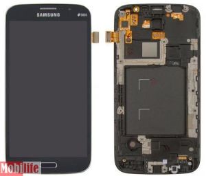 Дисплей для Samsung i9152 Galaxy Mega 5.8 с сенсором и рамкой синий - 538692