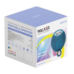 Портативная колонка WALKER WSP-115 blue - 914600 Портативная колонка WALKER WSP-115 blue - 914600