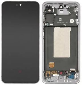 Дисплей Samsung A566 Galaxy A56 5G сенсором и рамкой, Pink, оригинал - 924739
