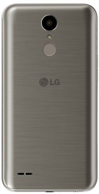 Задняя крышка для LG K10 (2017) M250, K10 (2017) X400 серая