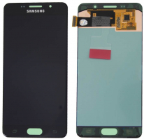 Дисплей для Samsung A7100 Galaxy A7 (2016), A710F, A710FD, A710M, A710Y с сенсором черный (Oled)