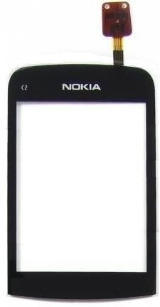 Тачскрин Nokia C2-02, C2-03, C2-06, C2-07, C2-08 Черный OR