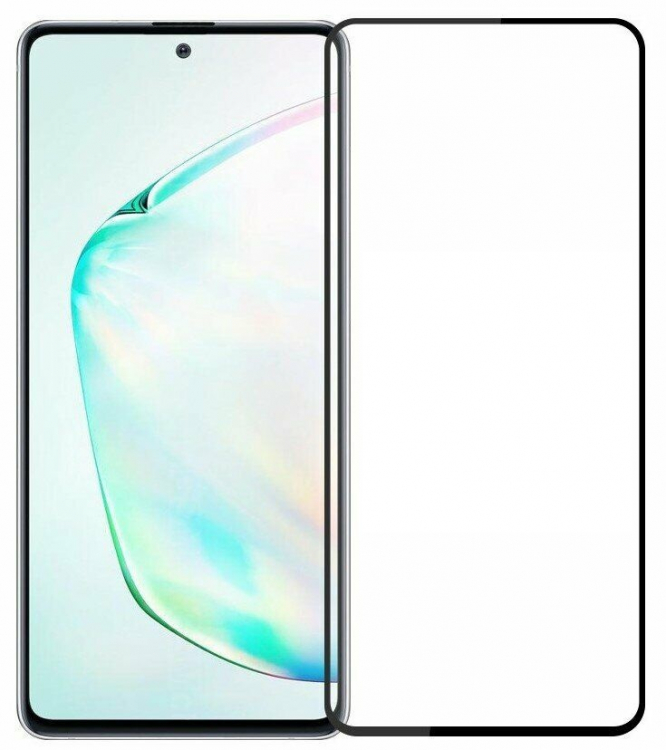 Защитное стекло Samsung N770, Galaxy Note 10 Lite, A91 3D Черный - 561502