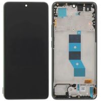 Дисплей Xiaomi Poco M7 Pro 5G з сенсором та рамкою, black, оригінал