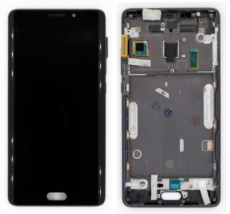 Дисплей для Xiaomi Mi Note 2 с сенсором и рамкой Черный Оригинал - 563390