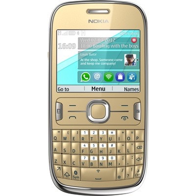 Nokia Asha 302 golden light - 