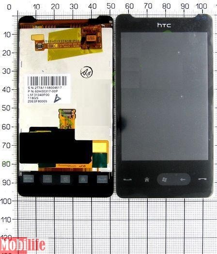 Дисплей HTC T5555 Touch HD mini с сенсором Оригинал - 536998