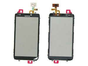 Тачскрин Nokia E7-00 с рамкой Черный OR