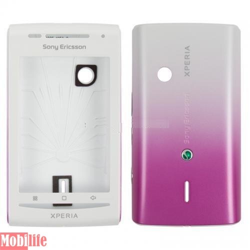 Корпус для Sony Ericsson Xperia E15i X8 розовый - 534295