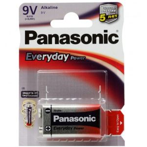 Батарейка Panasonic 9V крона 6LR61 Everyday Power 1шт. - 531417