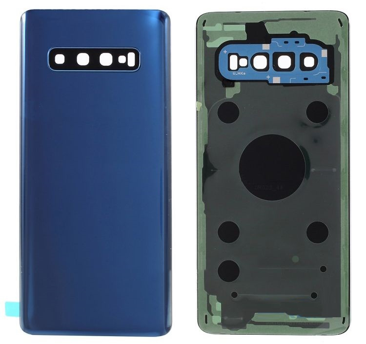 Задняя крышка Samsung G973 Galaxy S10 Синий (с стеклом камеры) - 562201