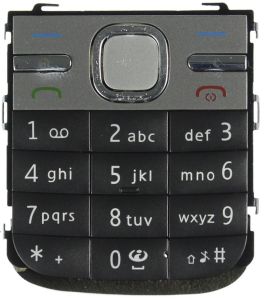 Клавіатура (кнопки) Nokia C5-00 Чорний - 502975 Клавіатура (кнопки) Nokia C5-00 Чорний - 502975