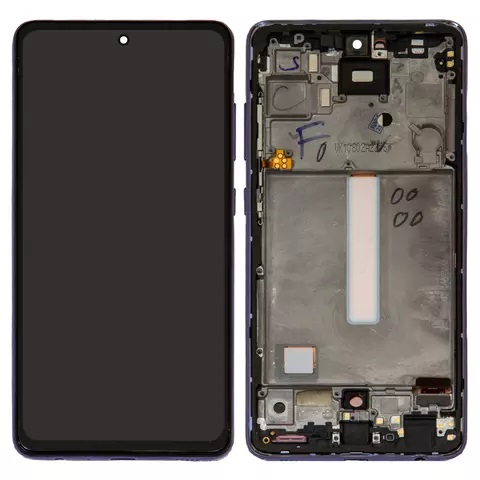 Дисплей Samsung A525 Galaxy A52 (2021) c сенсором и рамкой Фиолетовый (Oled) - 564782