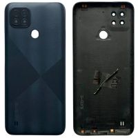 Задняя крышка Realme C21 со стеклом камеры Cross Black