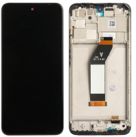 Дисплей для Xiaomi Redmi 10 с сенсором и рамкой Серый Оригинал
