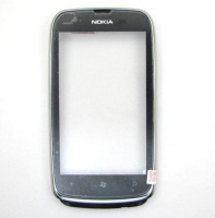 Тачскрин Nokia Lumia 610 с рамкой Silver OR