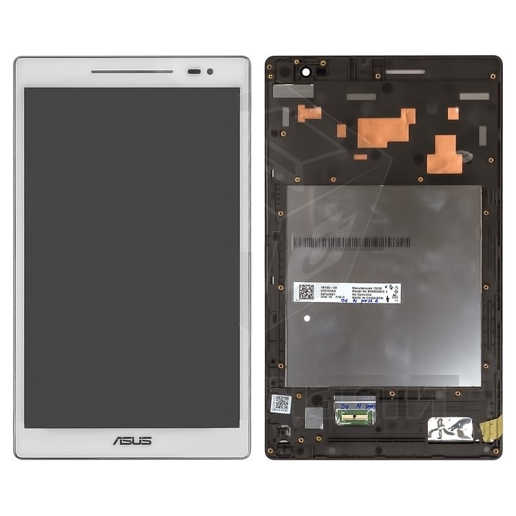 Дисплей для Asus ZenPad 8 Z380C Wi-Fi, Z380KL LTE с сенсором и рамкой Белый - 548166
