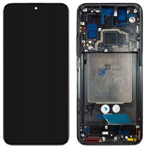 Дисплей Xiaomi 13 с сенсором и рамкой, черный, оригинал - 915006