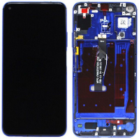 Дисплей для Huawei Honor 20, Nova 5T (YAL-L21) с сенсером и рамкой Синий