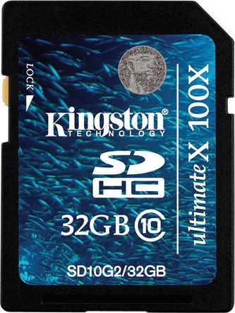 Kingston 32 GB SDHC Class 10 Gen.2 SD10G2/32GB - 502878