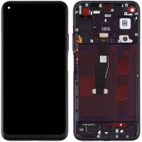 Дисплей для Huawei Honor 20, Honor 20 Pro, Nova 5T, Honor 20S (YAL-L21) с сенсором и рамкой, black