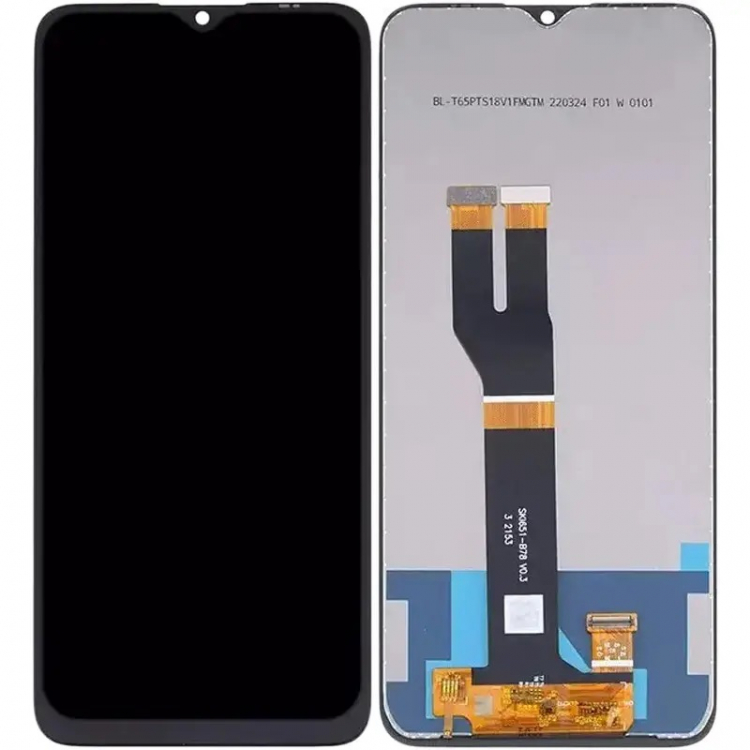 Дисплей для Nokia C21 с сенсором, черный - 909137