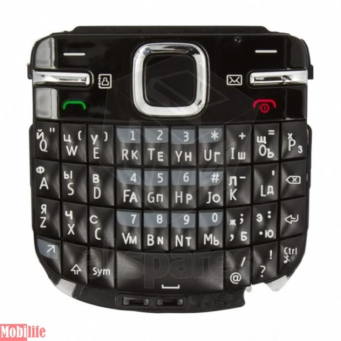 Клавиатура (кнопки) для Nokia C3-00 Черная - 507476